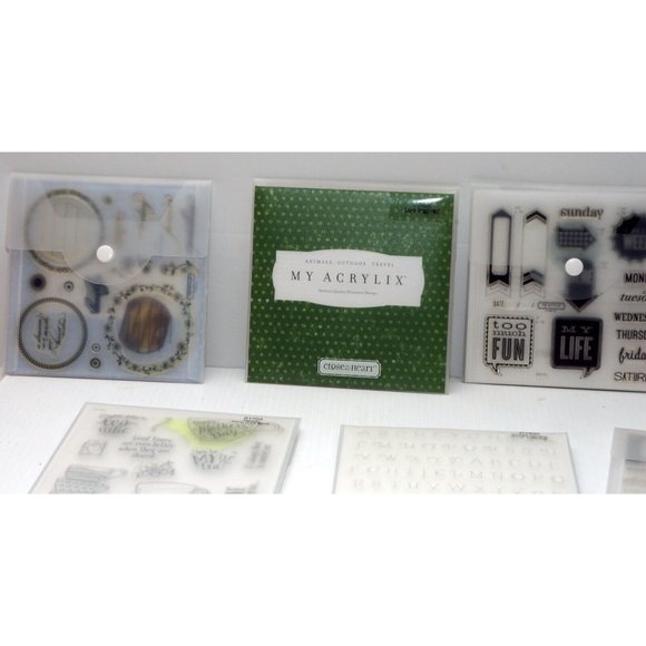 My Acrylix Premium Quality Decorative Stamps Close to my Heart 15 pc - Picture 2 of 15